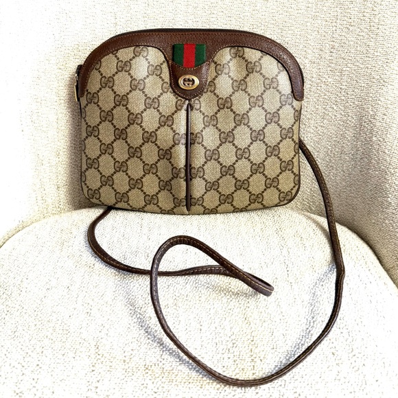 Authentic Gucci crossbody bag brown monogram coated canvas - Picture 3 of 16